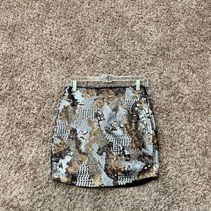 Express - sequin mini skirt - size XS